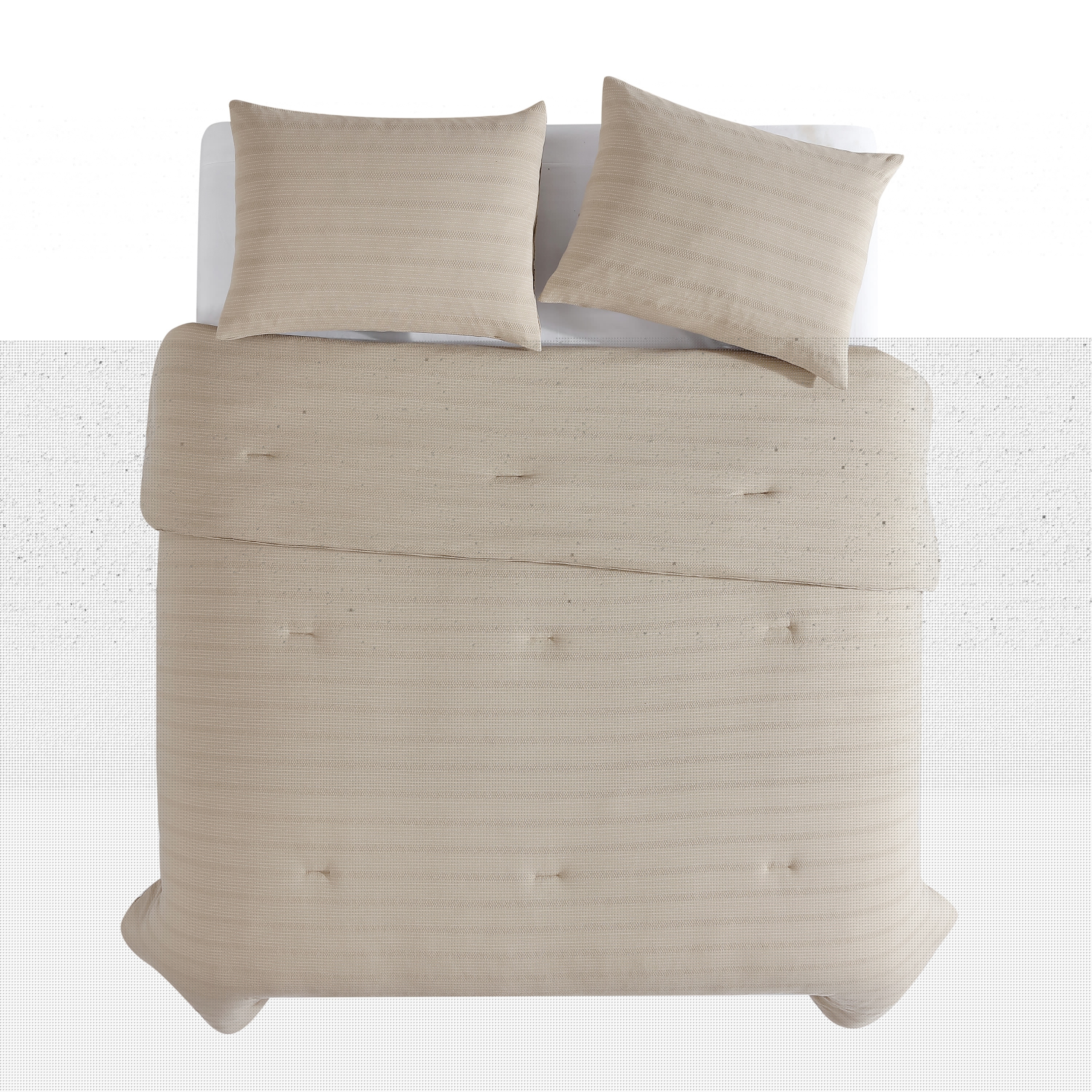 thumbnail image 4 of 1888 Mills True Comfort Jersey Comforter Set Full/Queen - Plaza Taupe, 4 of 5