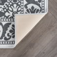 thumbnail image 7 of Traditional 2x11 Area Rug (2'3'' x 11') Oriental Ivory, Gray Indoor Runner Easy to Clean, 7 of 7