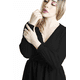 thumbnail image 2 of Vestido Corto Plisado Casual Cruzado Escote V Manga Larga THE DIFFERENT SOCIETY Side B collection Vestido corto plisado, formal, casual, 2 of 4