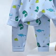 thumbnail image 4 of Toddler Pajamas Cotton Kids Pajamas For Boys Girls Long Sleeve Pajama Set 2 Piece Snug Fit Pjs Set,6-12 Months 12-24 Months 2t 3t 4t 5t 6t 7t 8t 9t Children(Blue,8-9 Years), 4 of 5