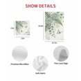 thumbnail image 7 of Spring Eucalyptus Kitchen Dish Towels for Drying Dishes Set of 3, Garden Botanical Leaves Butterflies Waffle Weave Microfiber Hand Tea Bathroom Towels Quick Dry & Absorbent Towel 12x12, 7 of 7