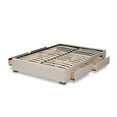 thumbnail image 6 of Baxton Studio Leni Modern and Contemporary Beige Fabric Upholstered 4-Drawer Queen Size Platform Storage Bed Frame, 6 of 10