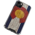 thumbnail image 3 of Skinit Countries of the World Colorado Flag Dark Wood iPhone 14 Plus Clear Case, 3 of 4
