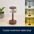thumbnail image 4 of Lámpara de mesa LED Crystal Mushroom Light para el hogar (Café con batería) Ehuebsd Para estrenar, 4 of 7