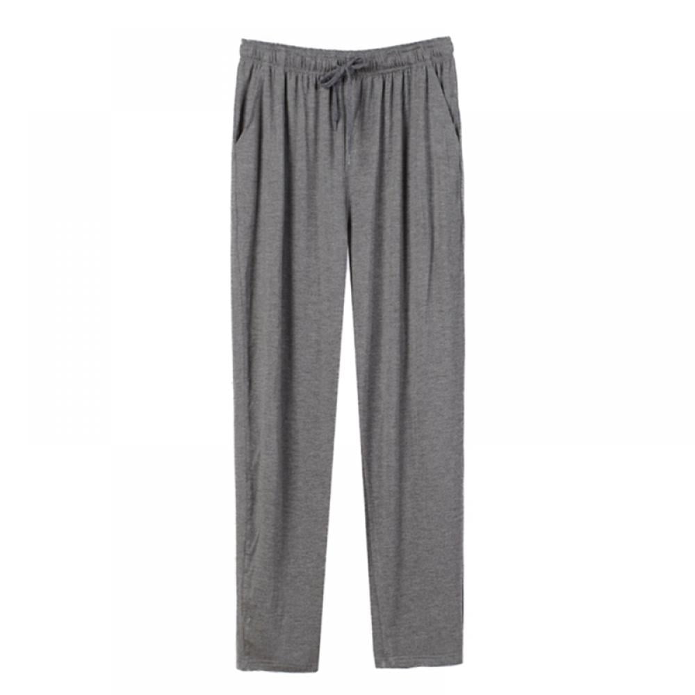 Men's Cotton Pajama Lounge Sleep Pants Pajama Pants Pockets Modal ...