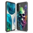thumbnail image 3 of MUNDAZE LG K51 Shockproof Clear Hybrid Protective Phone Case Fantasy Octopus Tentacles Skull Cover, 3 of 5