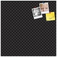 thumbnail image 2 of PinPix 16x16 Custom Cork Bulletin Board Black Diamond Poster Board Has a Fabric Style Canvas Finish, Framed in Black Diamond, by ArtToFrames (PinPix-120), 2 of 6