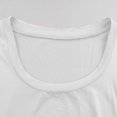 thumbnail image 4 of Weikingp Tight Fitting Shirts For Women，Scrub Undershirt Short Sleeve Going Out Tops Basic Tees For Women Trendy Crop Tops Short Sleeve Tight Shirts For Women Crew Neck White 2XL, 4 of 9