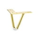 thumbnail image 5 of Patas de muebles BLESIY 12cm Oro Antideslizante, 5 of 8