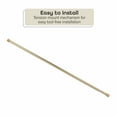 thumbnail image 4 of Achim Fantasia 5/8" Spring Tension Rod, 28-48", Brass, 4 of 5