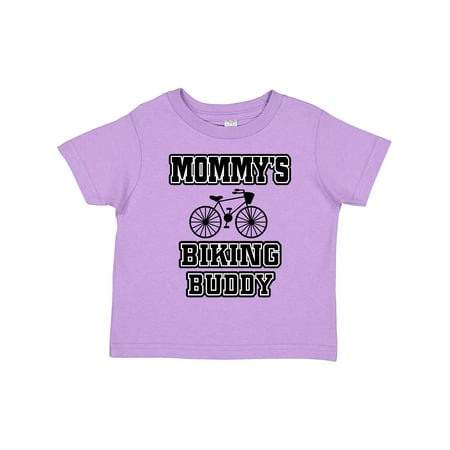 

Inktastic Mommys Biking Buddy Gift Toddler Boy or Toddler Girl T-Shirt