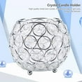 thumbnail image 2 of Crystal Tea Light Candle Holders,Votive Candle Holder, for Wedding,Home,Table Centerpiece Decoration Silver(Candle Excluded), 2 of 8