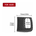 thumbnail image 3 of Real Bright Soft Car Interior Carbon Fiber Sticker DecorationCarbon Fiber Ligher Switch Frame Cover For Audi A4 B8 A5 8T S5 2008-2015Auto Car Protection Interior Accessories, 3 of 8