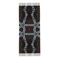 thumbnail image 3 of Foulard à Franges pour Femmes, Mosaïque Abstraite Rétro Long Châle, Légère et Chaude, 3 of 6