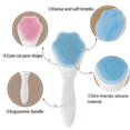 thumbnail image 4 of Silicone Cleansing Brush Exfoliating Brush, 2-Pack Manual Handheld Cleansing Brush Blackhead Brush (Blue, Pink), 4 of 5