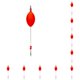 thumbnail image 2 of Soidarity Caña de pescar a la deriva Espuma anticolisión Deriva brillante Alarma Boya Fuerte resistencia a la tracción Accesorios de equipo de pesca Rojo 10piezas Soidarity CBP383382, 2 of 4