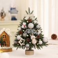thumbnail image 4 of New 2025 christmas tree White Christmas Decorations Mini Christmas Tree Christmas Decorations Desktop Christmas Tree, 4 of 5