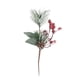 thumbnail image 2 of Esquejes de agujas blancas navideñas | Ramas de plástico esmerilado de 25 cm para decoración navideña | Tallos flexibles para árboles de Navidad, coronas y centros de mesa DIY, 2 of 5