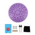 thumbnail image 1 of Methold Tongue Drum 11 Tone 6inch Delicate Beautiful Tank-Drum Set Cables de audio/vídeo No.2, 1 of 5