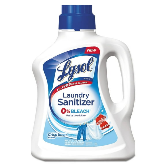 LYSOL Laundry Sanitizer Liquid Crisp Linen 90 oz 4/Carton 95872