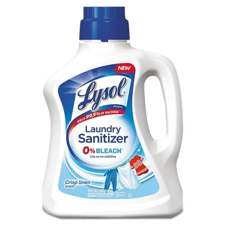 LYSOL Laundry Sanitizer Liquid Crisp Linen 90 oz 4/Carton 95872