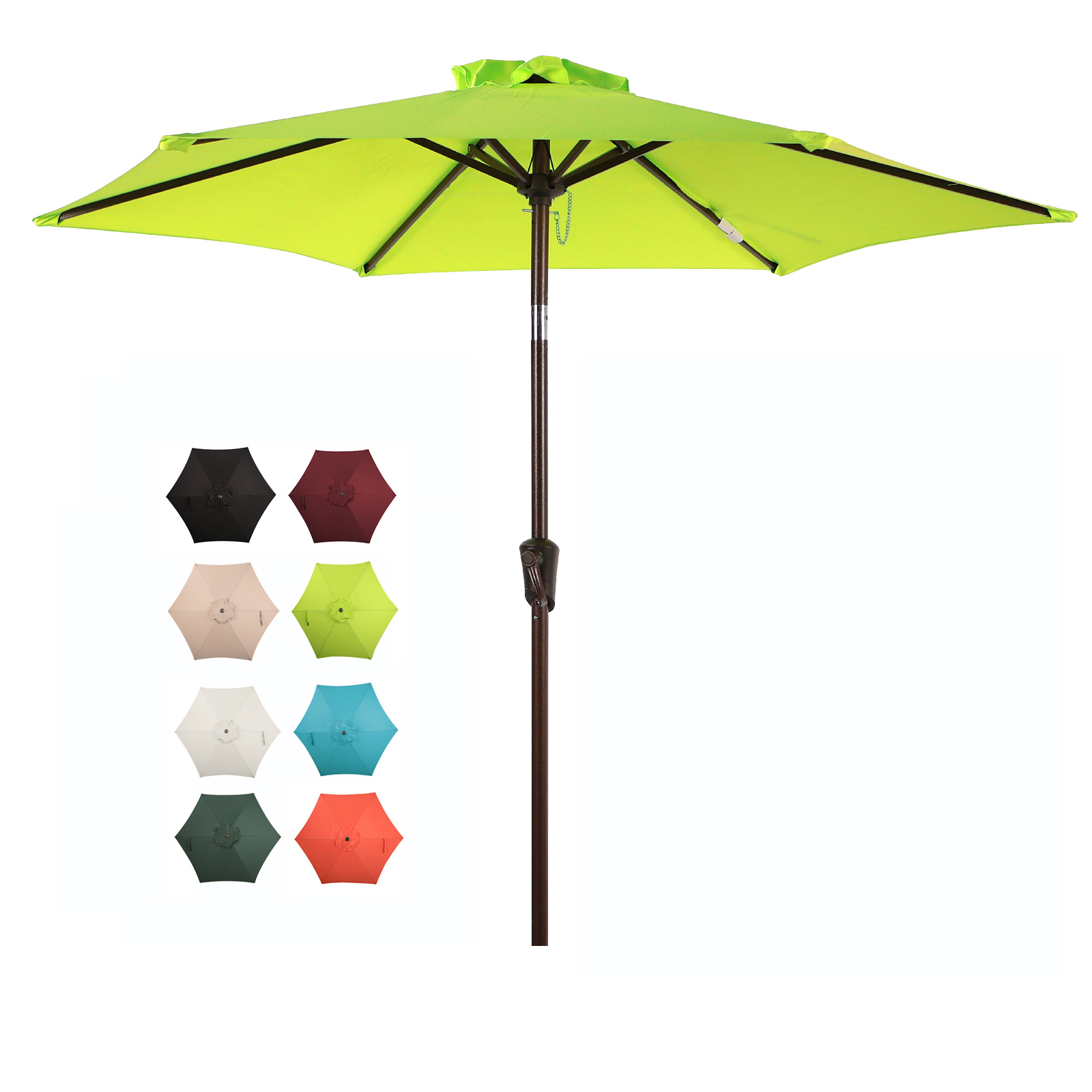 COBANA 7.5’ Patio Umbrella, Outdoor Table Market Umbrella for Garden