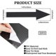 thumbnail image 2 of 20Pcs Black Arrow Sticker 8 x 2 inch Removable Waterproof Self-Adhesive PVC Labels Safe Wall Marking Sign Floor Decals for Schools Transportation Gyms, 2 of 5