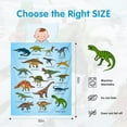 thumbnail image 3 of Dinosaur Print Blanket for Boys Girls, Soft Kid Throw Blanket, Lightweight Flannel Fleece Blanket for Teens Adult, Cozy Plush Blanket for Bed Sofa Couch Camping Twin Size (Dinosaur, 60"x80"), 3 of 6