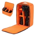 thumbnail image 5 of Bolsa para cámara Yashi mochila impermeable multifuncional para cámara Nikon Canon DSLR L 34 x 22 x 17 cm naranja, 5 of 5