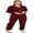 Red-Black Plaid, variant on Womens Flannel Pajama Set, Long Warm Pajamas Lightweight Pjs Set with Pockets,(Red-Black Plaid,S)
