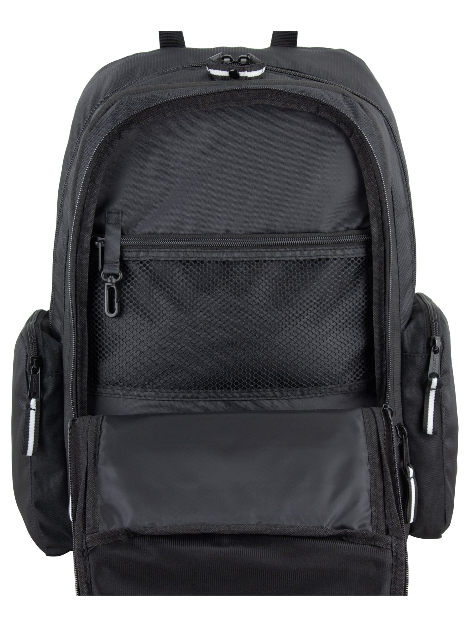 Eastsport Unisex Allegiance Expandable Recycled Backpack, Black