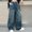 Blue 1, variant on Girls Slim Bootcut Jeans Size 6,Full Length Side Bow Solid Color Casual Denim Pants with Pockets Blue