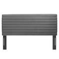 thumbnail image 4 of Tufted Headboard, King and CA king, Grey Gray, Velvet, Mid Century Bedroom, Modern Contemporary Boutique HB35670, 4 of 7