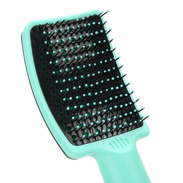 Peine Secador De Pelo De Doble Uso, Secador De Pelo Eléctrico, Peine Verde, Herramientas Multifuncionales Universales Para Estilizar El Cabello, Secado Húmedo