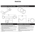 thumbnail image 5 of Aviano Collection - Elegant Design 4-Piece Bathroom Hardware Accessory Set Includes 24", 5 of 5