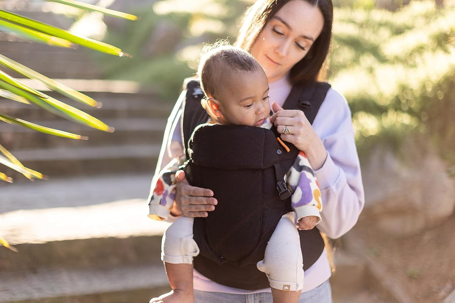 Beco Gemini Baby Hip Carrier Newborn to Toddler - Unisex Backpack & Front Carrier up to 7-35 lbs Grey