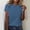 Navy, variant on Women's T Shirts Short Sleeves Crew Neck Basic Tee Shirt Summer Shirts Vacation Outfits