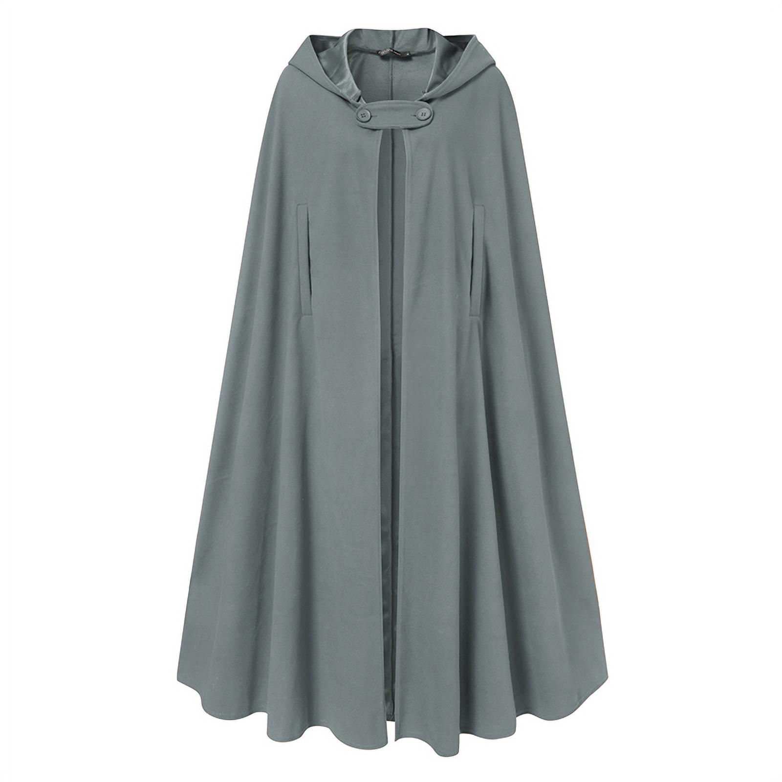 ZANZEA Women Full Sleeve Hoodies Cloak Cape Party Long Coat - image 3 of 4