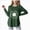Green, variant on Long Sleeve Shirts Kids Curve Hem Side Slit Soft Tunic Tops Girls Fashion T Shirts 5 14 Years(Sky Blue#@14,7-8 Years)