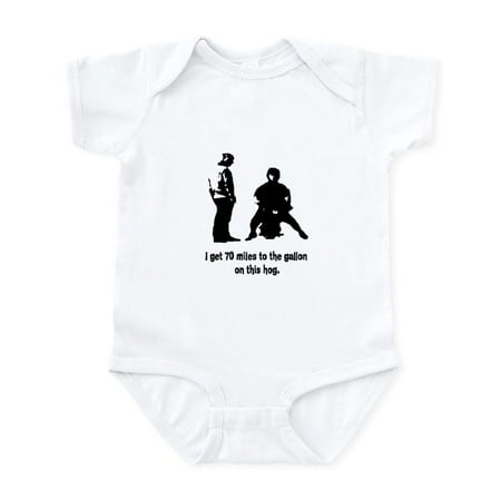 

CafePress - 70 Miles Hog Funny Infant Bodysuit - Baby Light Bodysuit