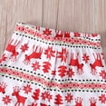 thumbnail image 5 of Conjuntos de ropa y camiseta con estampado de ciervos de manga larga para bebés y niñas, pijamas para niños, ropa para niños, traje para Navidad, 5 of 5