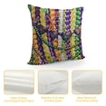 thumbnail image 4 of Throw Pillow Cushion Cover, Design with Hanging from Colorful Beads, Decorative Square Accent Pillow Case,Green Purple, 4 of 5