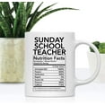 thumbnail image 2 of CTDream Funny 11oz. Ceramic Coffee Tea Mug Thank You Gift, Teacher's Assistant Nutritional Facts, 1-Pack, 2 of 7
