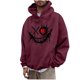 thumbnail image 2 of Sudadera con capucha para mujer, estampada, cuello redondo, manga larga, sudadera con capucha, camiseta, blusa, blusa de poliéster para hombre, 2 of 5