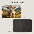 thumbnail image 2 of Vsdgher Sunflower Cow Pasture Hem Mat 40x60 - Multipurpose Doormat for Indoor & Outdoor Use - Welcome Your Guests with our Entrance Mat, 2 of 6