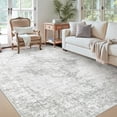 thumbnail image 1 of Alfombra Area Yidanamy de 152 x 213 cm, lavable y antideslizante, color gris, 1 of 9
