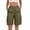 Army Green -BQ34, variant on Resicozy Women Cargo Shorts Outdoor Bermuda Shorts Hiking Short Summer Casual Athletic Golf Short with 6 pockets Red L