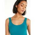 thumbnail image 4 of Time and Tru Women's Rib Tank Top, Sizes XS-XXXL, 4 of 4