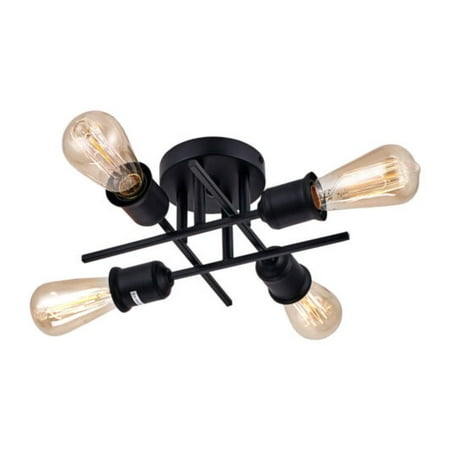 

ZHOUJIA Ceiling Light Chandelier Pendant Lamp Fixture 4 Lights Farmhouse Lamp