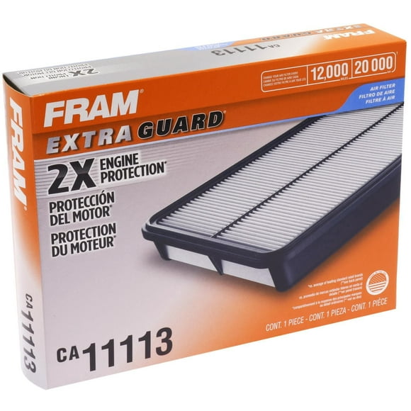 FRAM CA1113 Filtre à air moteur Extra Guard pour certains véhicules Acura et Honda